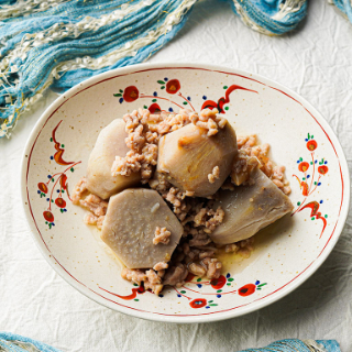 だしを効かせて！さといものそぼろ煮