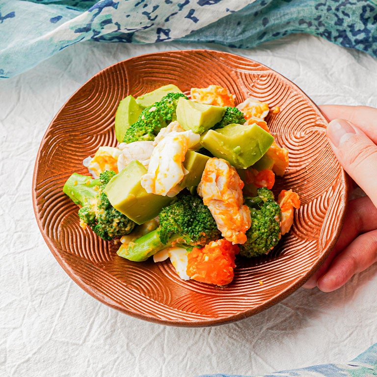 ブロッコリー鶏ささみのゴロゴロゆでサラダ